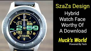 Samsung Galaxy Watch/Gear S3 Top Analog/Digital Fitness Watch Face screenshot 5