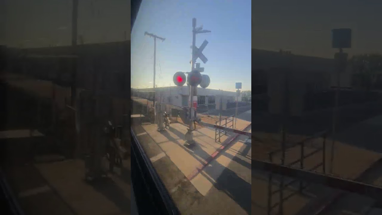 Metrolink Orange County Line 1667 Train Ride North From Orange To Anaheim ARTIC