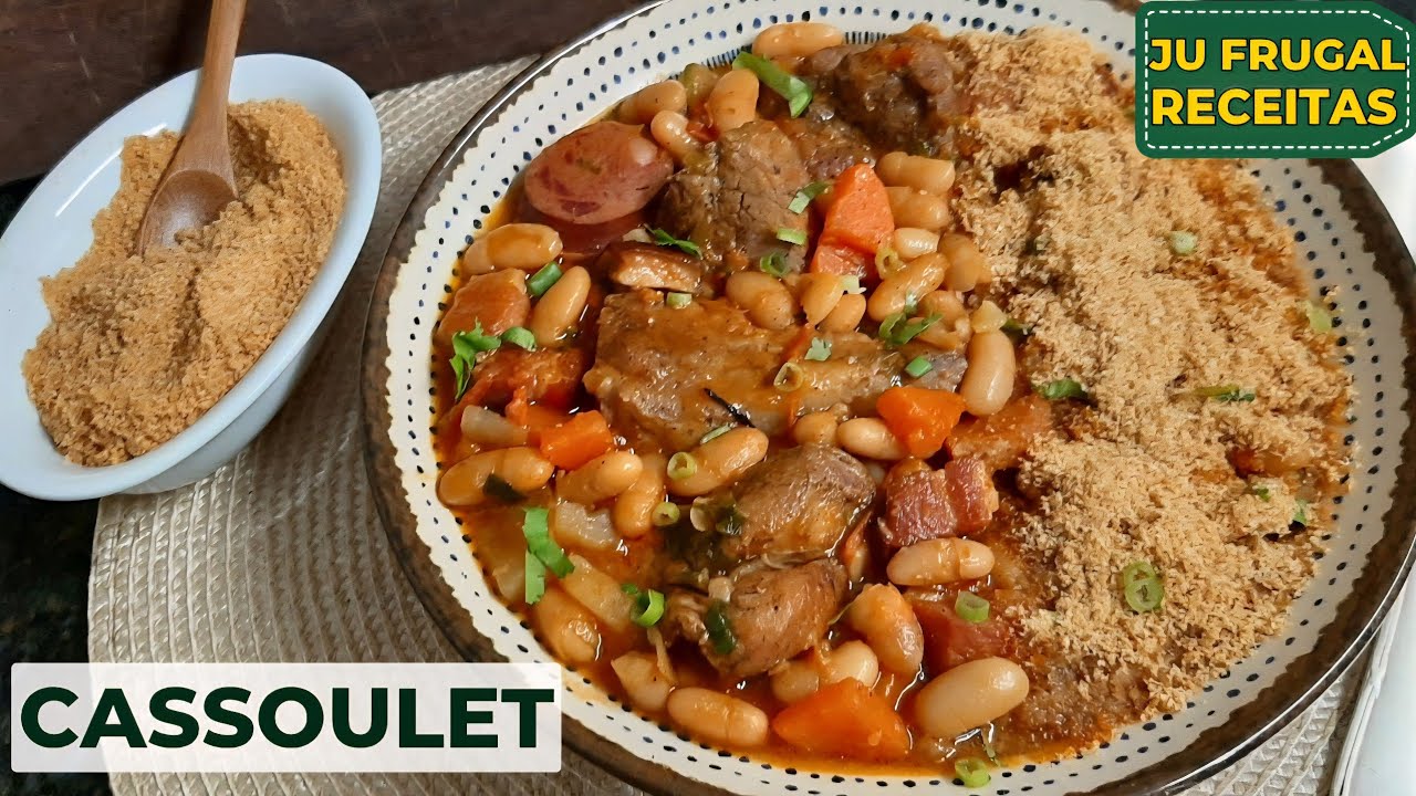 Feijoada Branca Irresistível! Como fazer CASSOULET, prato francês fácil! Receita Simples e Deliciosa