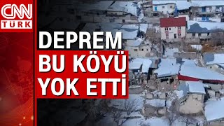 130 haneli köyde sadece 10 bina sağlam kaldı