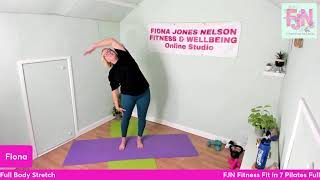FJN Fitness Fit in 7 Pilates Full Body Stretch at Home Workout
