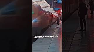 Sonipat Jn Running Train railwaystation