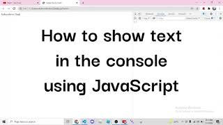How to use console.log(""); in HTML screenshot 3