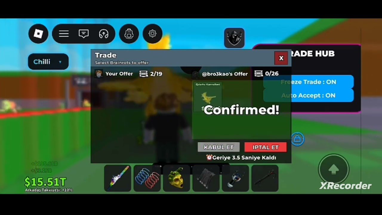 Trade freeze script Steal a brainrot🤑 #sab script - YouTube