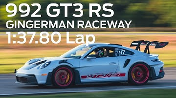Porsche 992 GT3 RS At Gingerman Raceway P1 Sessions