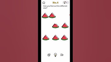 Can you find out the different one? Brain Out Level 4