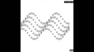 Wave Particle Field - Learn creative coding with ArtCodingLab