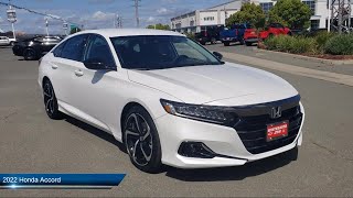 2022 Honda Accord Sport Special Edition Sedan Pittsburg Concord Walnut Creek Vallejo Fairfield