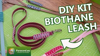 DIY Kit BioThane Leash with Cobra knot - Paracord.eu Tutorial