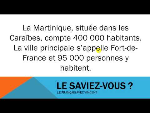 ვისწავლოთ ფრანგული # Civilisation # La Martinique