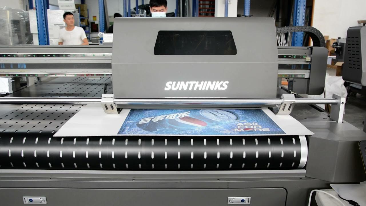 SUNTHINKS 3 printhead single pass corrugated carton printer, paper box