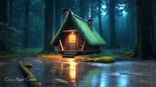 Heavy rain in the forest for deep sleep  Rain Sounds For Sleeping