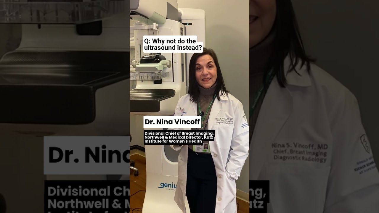 Can I get an ultrasound instead of a mammogram? 