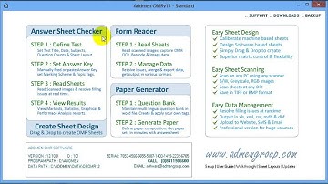 Part2 OMR Answer Sheet Checker Software Introduction