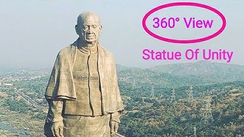 Statue Of Unity 360° View by helicopter