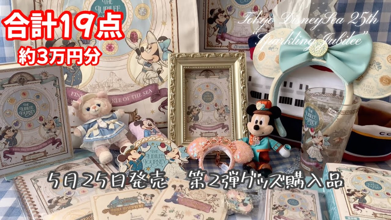 ディズニーシー25周年💎第2弾グッズ購入品紹介🫧 8つのテーマポートの