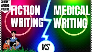 What is MEDICAL WRITING | What is FICTION WRITING | How to | Explained in HINDI