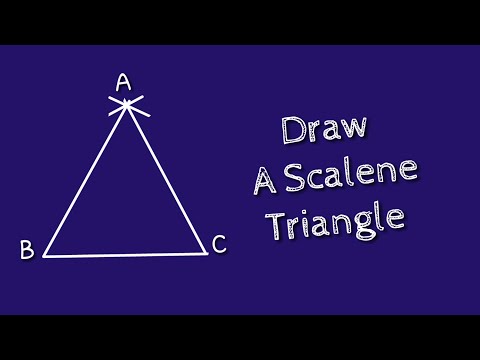 How To Construct Scalene Triangle Using Compass Construction Of Scalene Triangle Shsirclasses