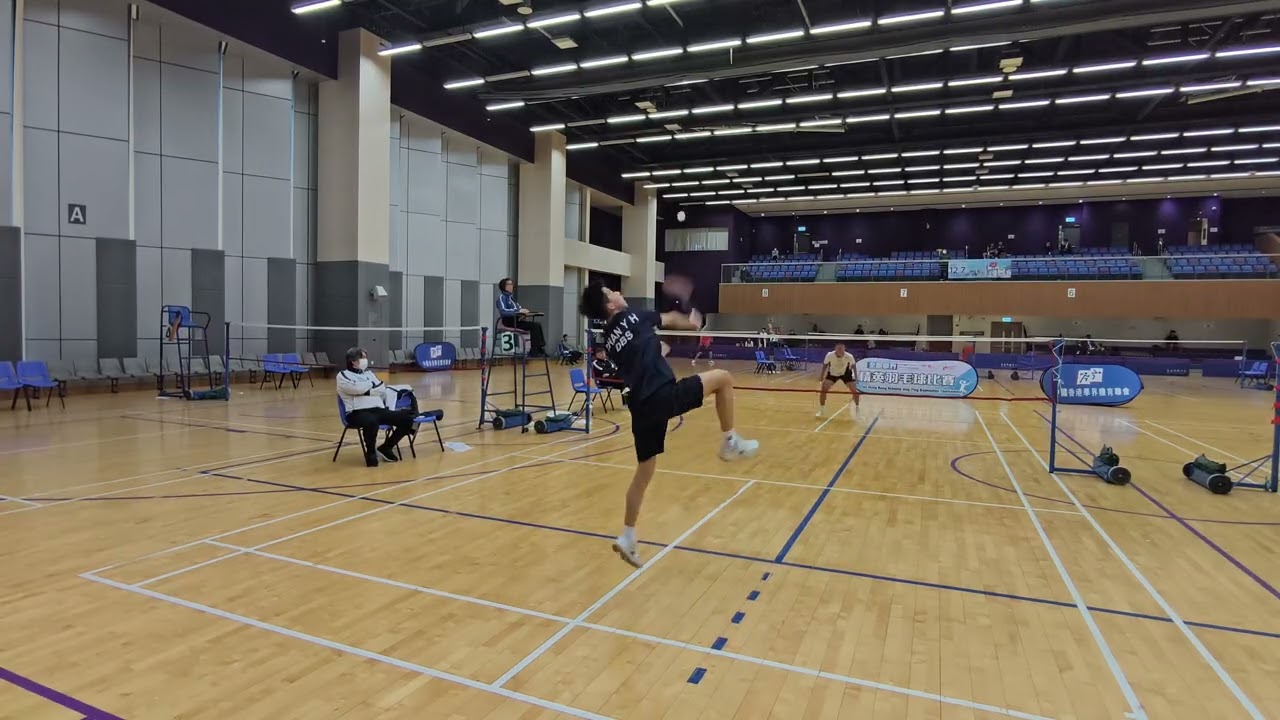 全港學界精英羽毛球比賽 陳言俊 vs 陳以熙