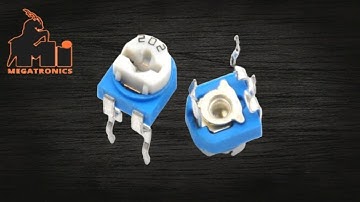 VR2K-K58S1 | 2K Ohm Variable Resistor 6mm Trimmer Potentiometer