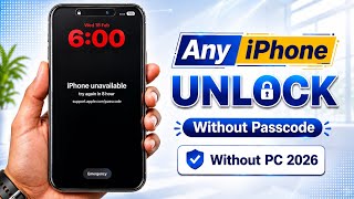 How to Unlock iPhone Without Passcode If Forgot 2026 Without Pc || All Models Support