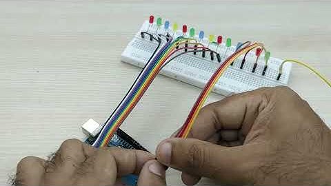 Dancing lights || LED chaser circuit with 32 cool effects || Arduino Project