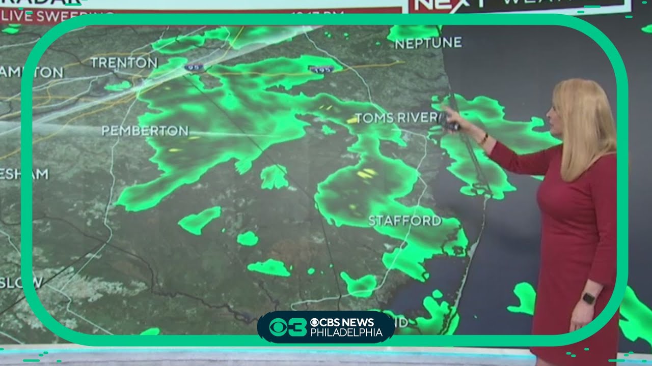 NEXT Weather: Cloudy and cool again, with spotty showers - YouTube