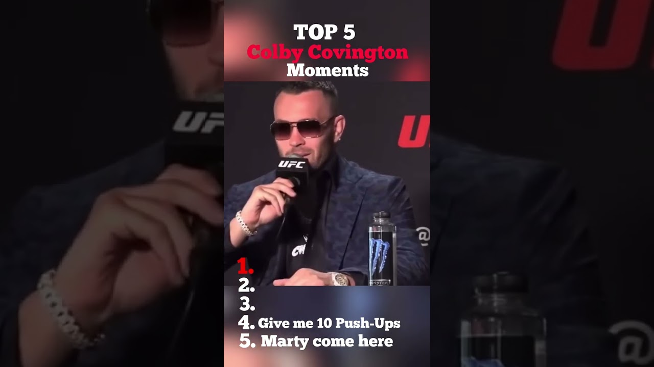 Top 5 COLBY COVINGTON Moments 😂 |  