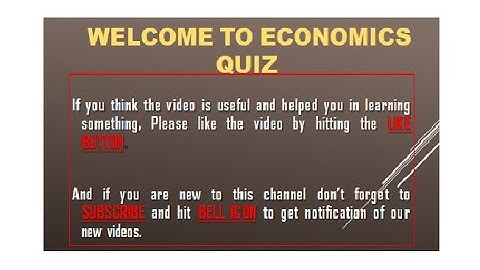 Mock test (Economics) for UGC NET/ASRB NET/JRF/SRF/ KEA/kset/other competitive exams