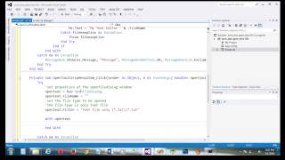 How to save and open text file on vb.NET/ visual studio