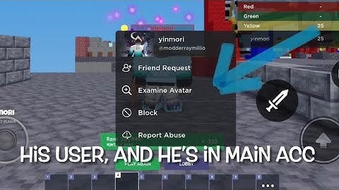Devs please ban this hacker #6 (roblox bedwars)