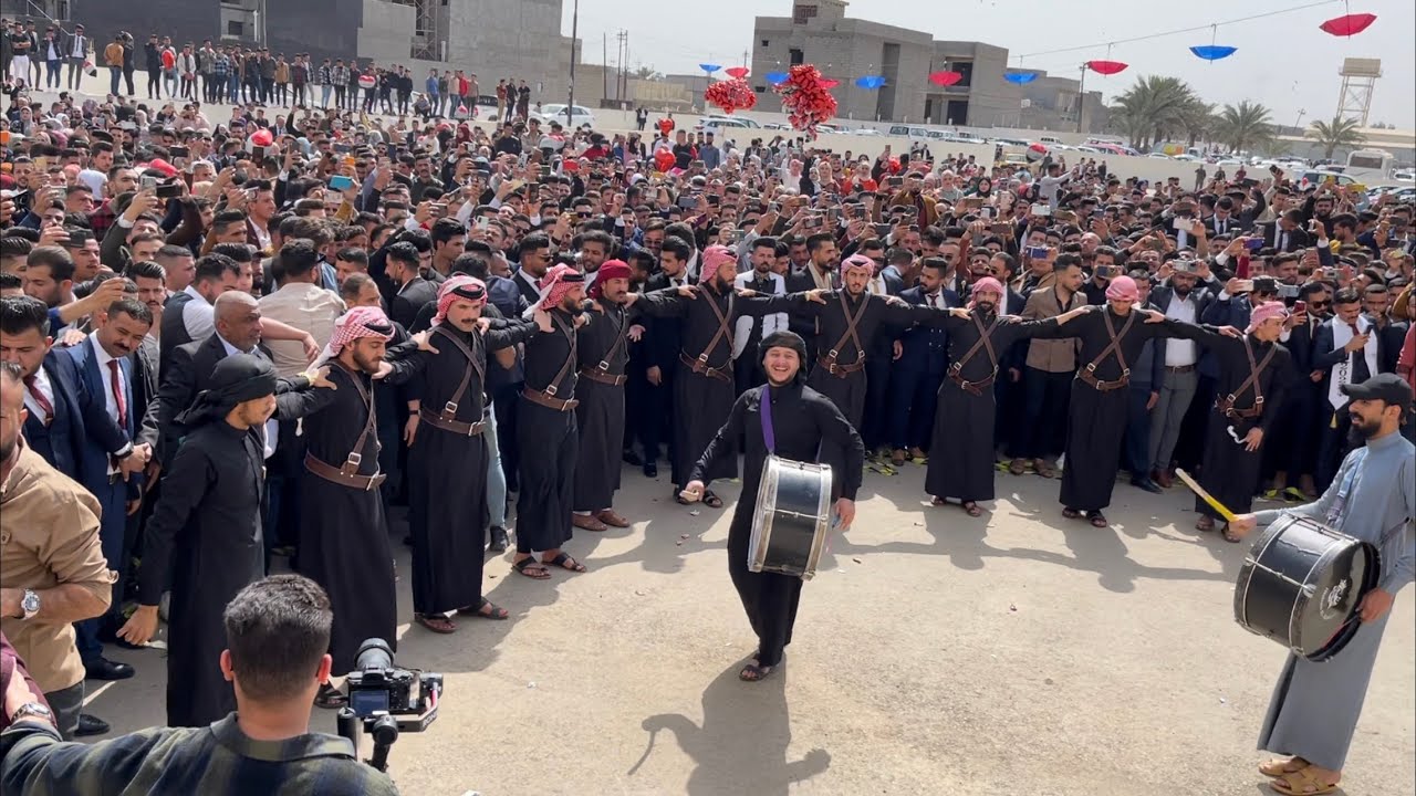 جوبي فرقه المساري مصطفى المساري وجماعته الفنان احمد الطيب 07509297991كليه بلاد الرافدين ديالى