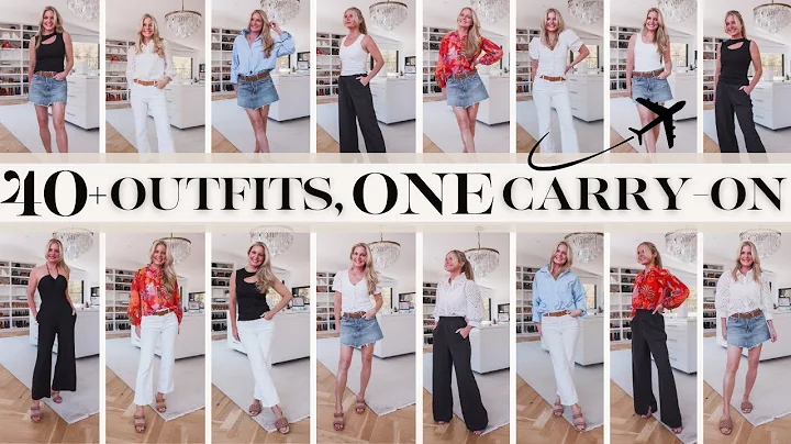 More Than 40 Outfits… Using ONLY 14 Pieces! (Summer Packing, Pack in Carry On, Travel Wardrobe) - DayDayNews