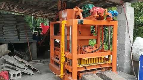 QTJ4-28 cement solid brick making machine production line factory in china solid block maker machine