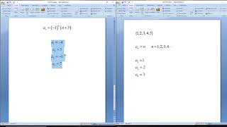 MAT151 Sequences and Summations