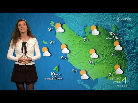 La météo de la Vendée du samedi 4 avril 2026 : un samedi lumineux