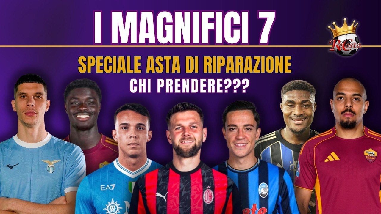 I 7 MIGLIORI ATTACCANTI per NON SBAGLIARE l'ASTA di RIPARAZIONE 