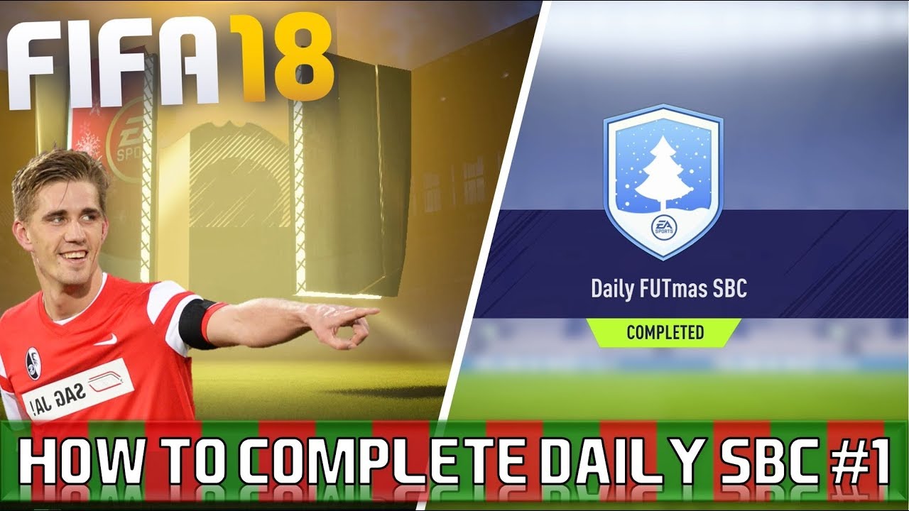 FIFA 18 | Daily FUTmas SBC #1 | Cheapest method under 5k | FREE Mega pack