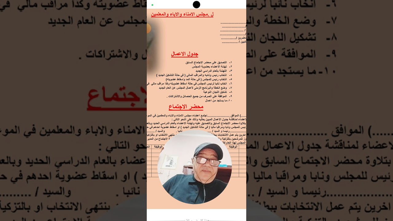 الاجتماع الأول لمجلس الأمناء والاباء والمعلمين 2024-2025