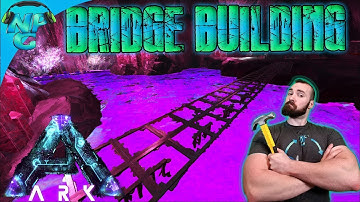 ARK Aberration Building a Bridge 🌉 Across the Element Lake and Adventure to the Surface 🌞! S1E24