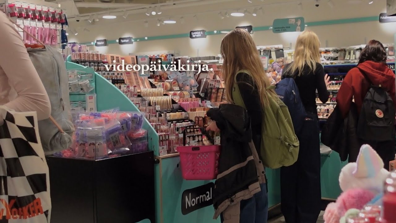 Shoppailua kavereiden kanssa.