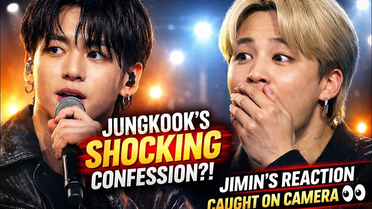 Jungkook's shocking confession to the public, Jimin's reaction in the spotlight! 👀🔥