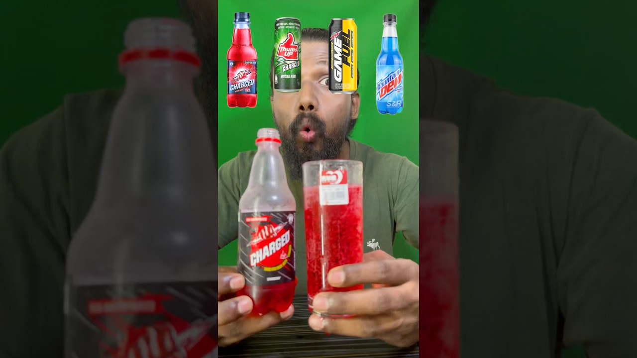 Thums Up Charged Berry Bolt mukbang asmr