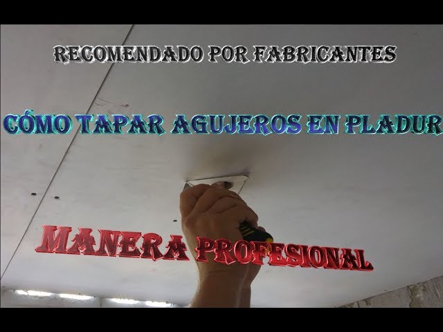 Tapar agujeros en techos de escayola - canalHOGAR