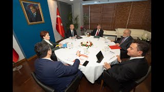 6'LI MASA 8'İNCİ KEZ TOPLANDI / MİLLET İTTİFAKI'NIN CUMHURBAŞKANI ADAYI KİM OLACAK?