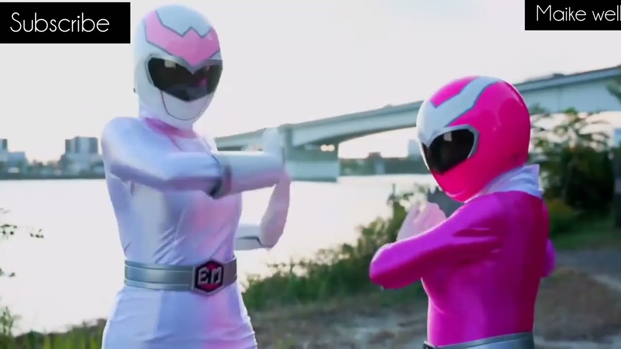 Two super heroin fight the villain and win the fight 