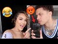 MY BOYFRIEND WAS TALKING TO ANOTHER GIRL SO I BROKE HIS PHONE!! ** PRANK **