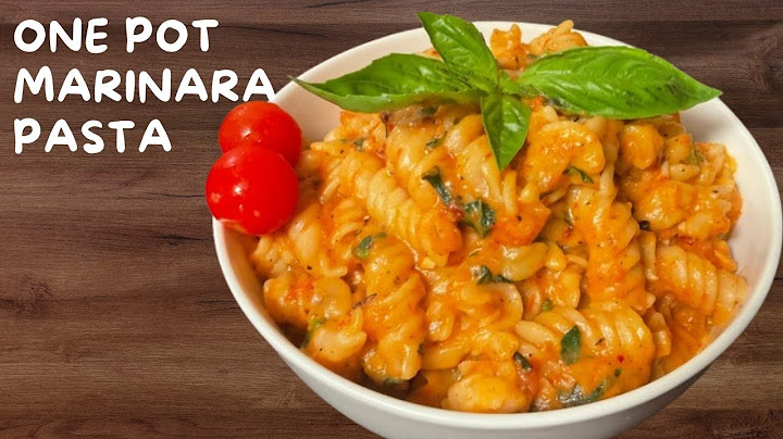 One Pot Marinara Pasta Recipe – Easy, Quick & So Delicious!