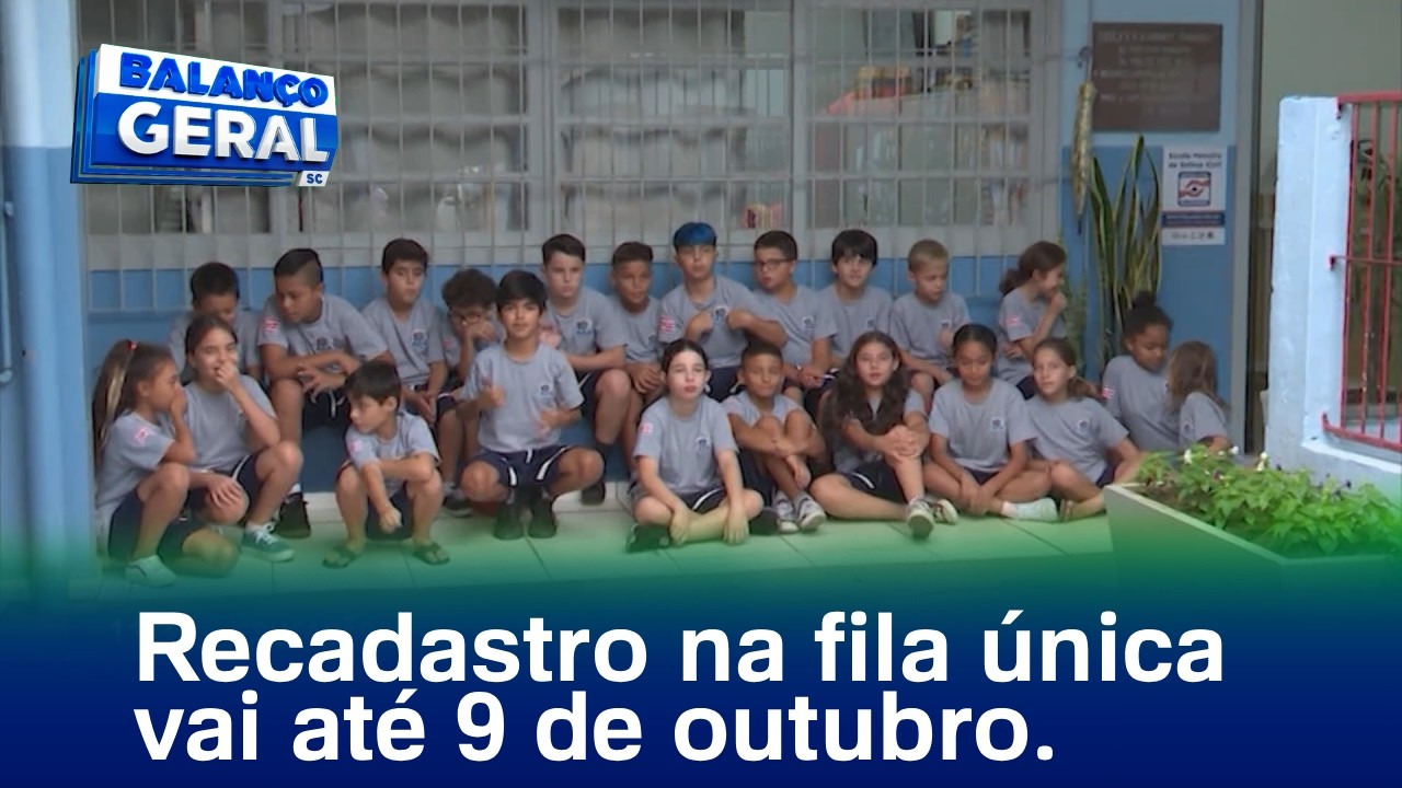 Educação: recadastro na fila única da rede municipal de ensino vai até 9 de outubro
