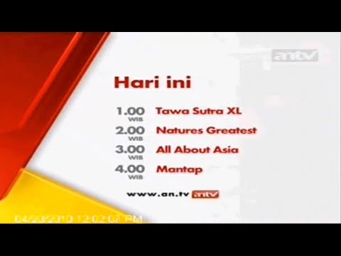 Lineup Program Hari Ini ANTV (2009-2011) + Station ID ANTV (2010) - Bermain di taman